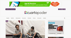 Desktop Screenshot of cuartopoder.es