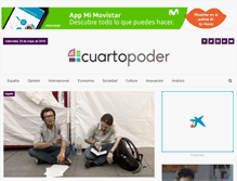Tablet Screenshot of cuartopoder.es